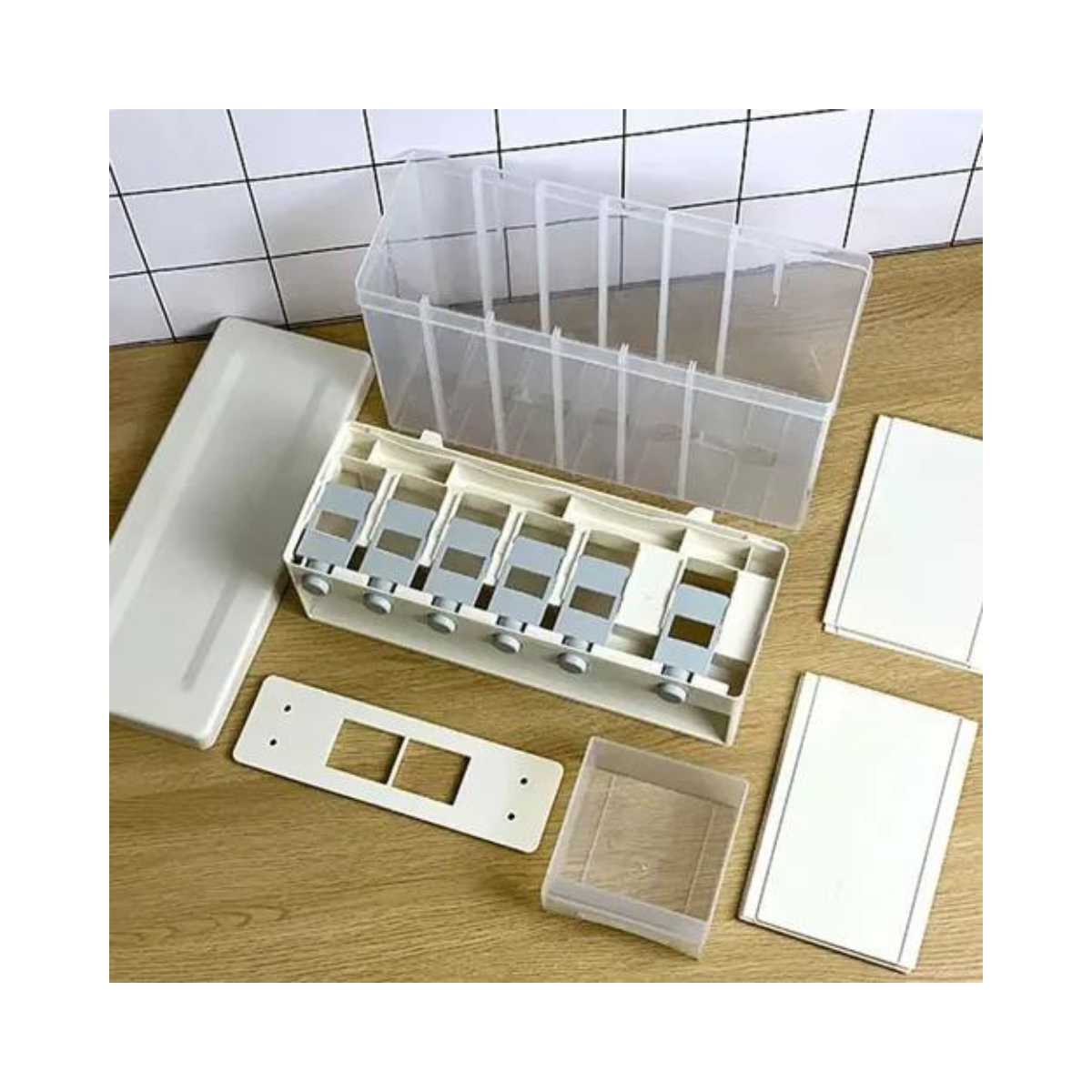 Dispensador de Granos con 6 Divisores y Dosificador – Montaje en Pared