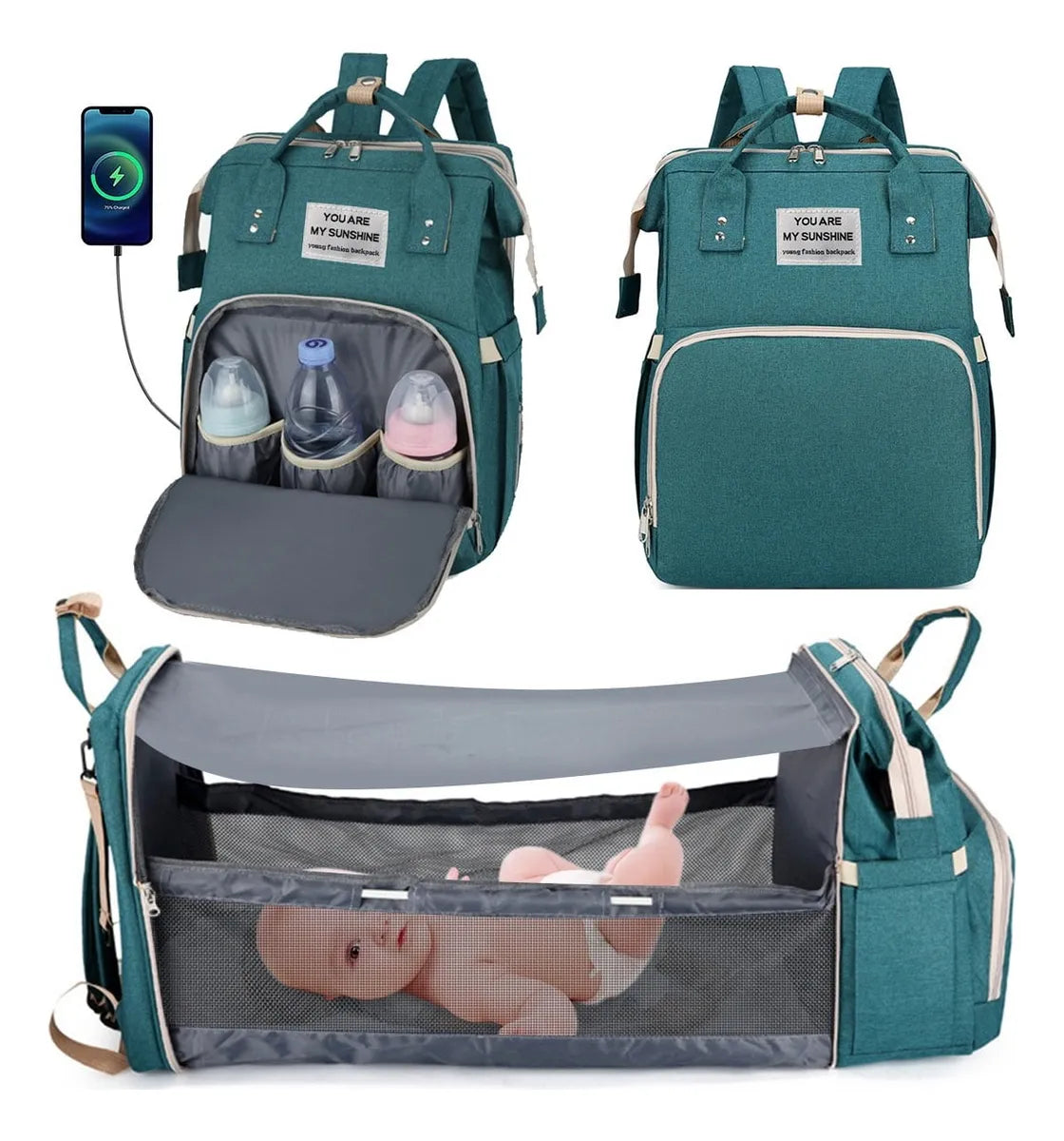 Mochila maternidad 3 en 1