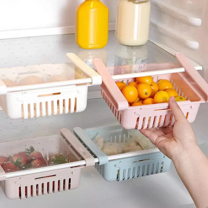 4 Bandejas Extensibles para Refrigerador